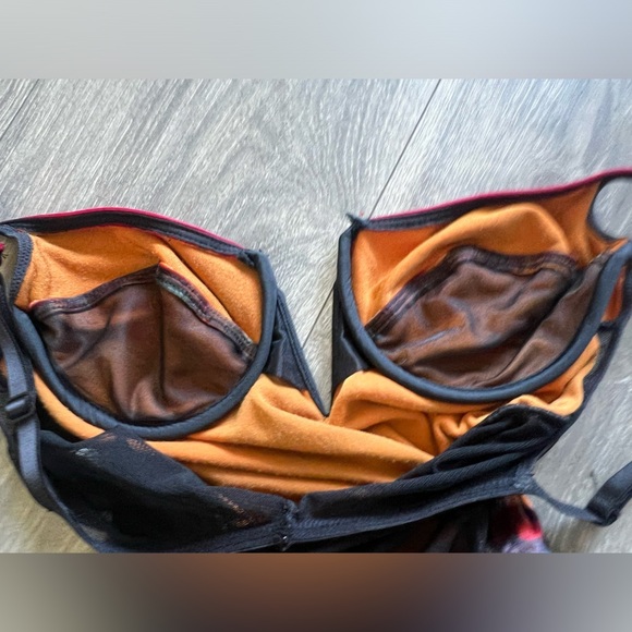 Vintage Victorias Secret 80s/90s Gold Label Teddy Sheer Velvet Bodysuit Size 34 - Picture 11 of 12